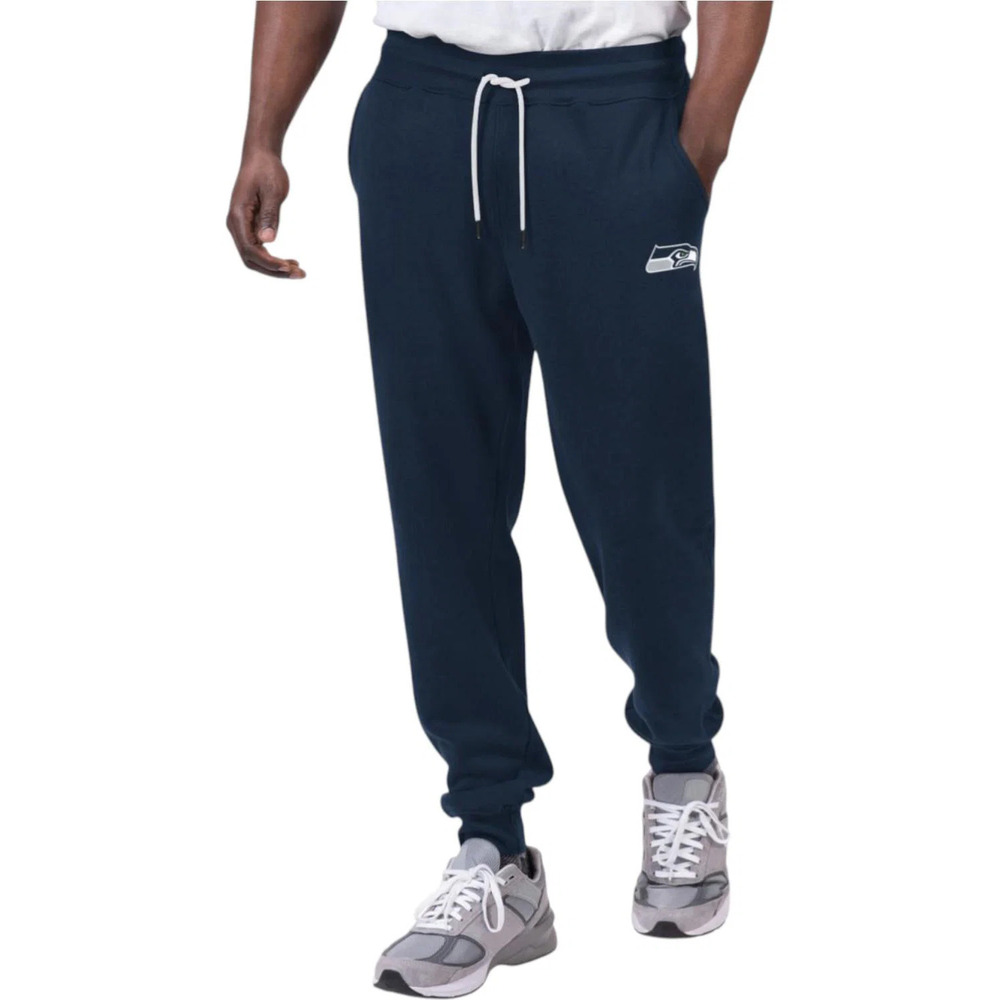 NFL Men's Black Label Fleece Knit Jogger Pant by Glll Seahawks